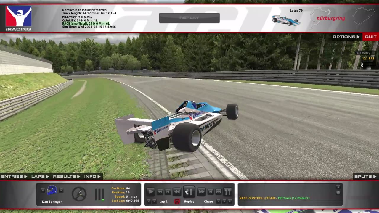 iRacing - Beware of Yellow flags on Nurburgring