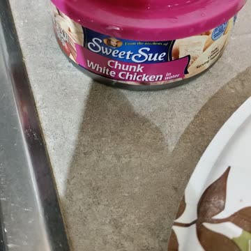 Eating Sweet Sue Chunk White Chicken, Dbn, MI, 9/18/23