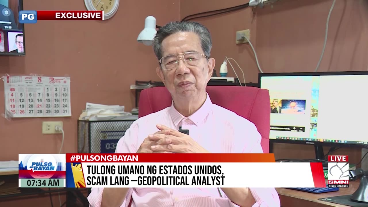 Tulong umano ng Estados Unidos, scam lang ─geopolitical analyst