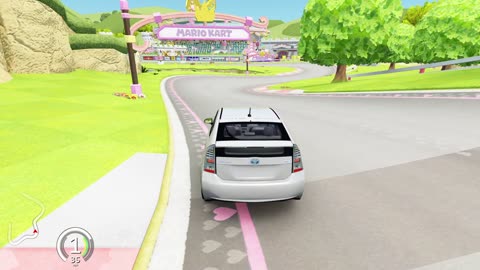 Toyota Prius at Royal Raceway (Nintendo)
