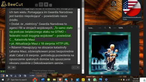🔴Republika przywrócona przez GCR: Aktualizacja od wt. 22 sierpnia 2023 🔴autor: Judy Byington