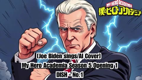 [Joe Biden sings/AI Cover] My Hero Academia Season 5 Opening 1 DISH - No.1