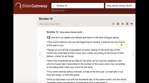 Scriptures Often Ignored Exodus 12 Preparing The Passover