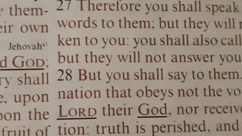Pit 🛑 stop Jeremiah 7, part 5.