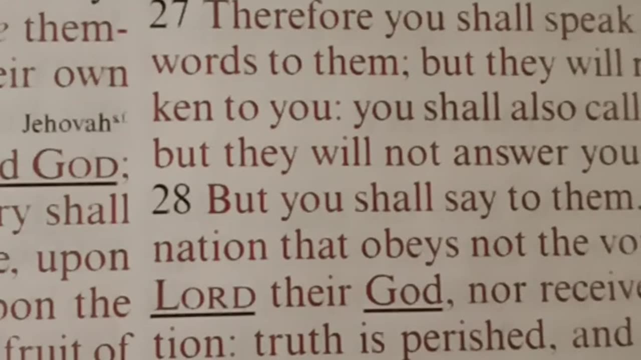 Pit 🛑 stop Jeremiah 7, part 5.