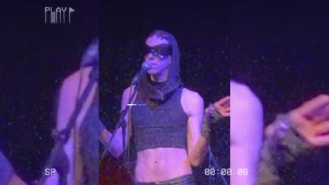 Performance on stage Denis Buchok