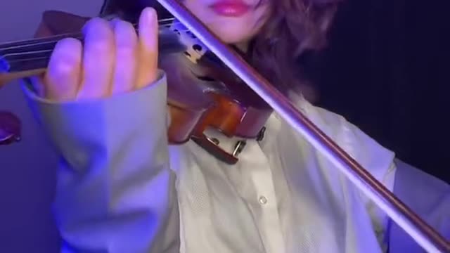 Violin playing