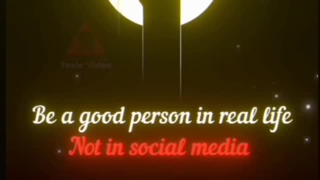 BE A GOOD PERSON.... 😎attitude status