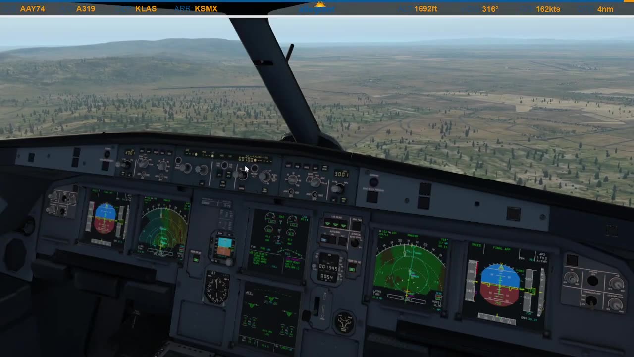 Landing in Santa Maria