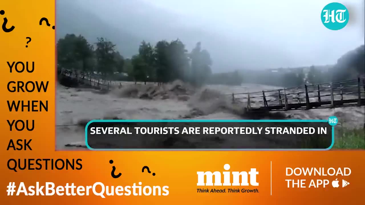 Flash Floods, Landslides Wash Away Houses, Bridges & Cars In Himachal, Red Alert For 7 Districts