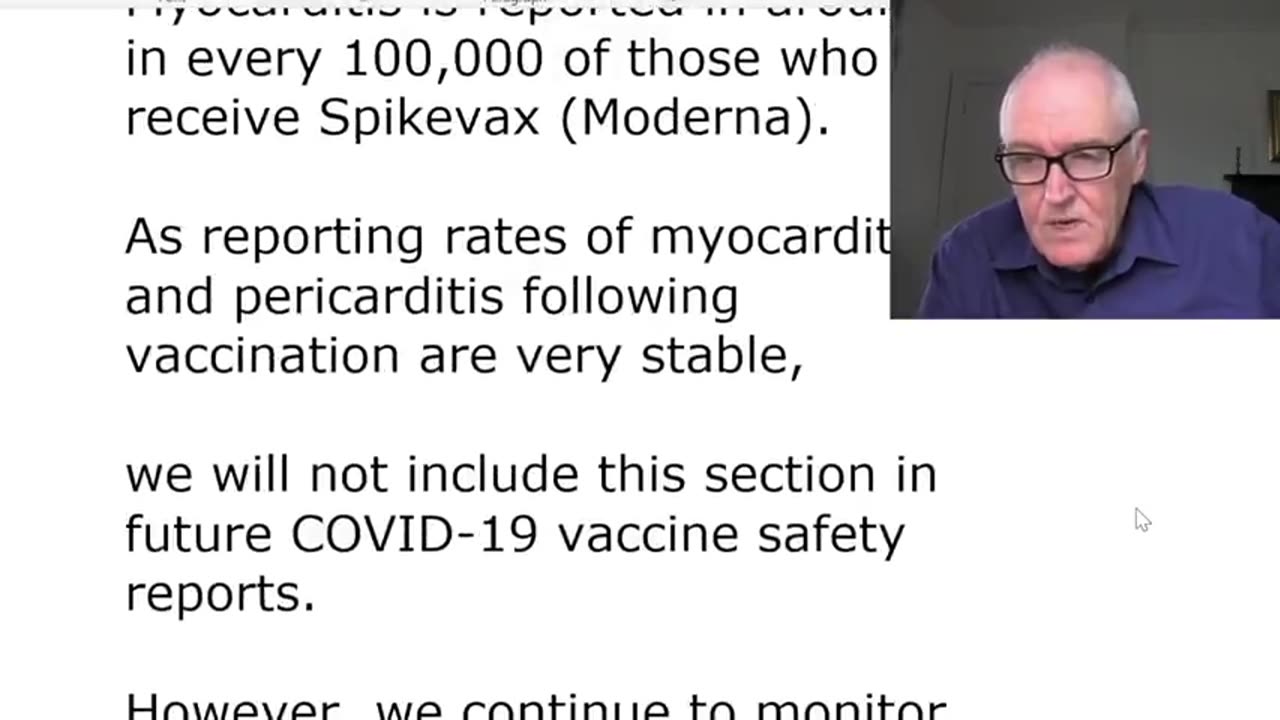MYOCARDITIS, DON'T BOTHER TO REPORT