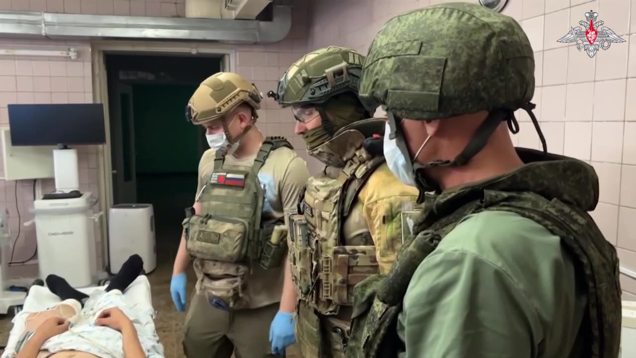 Tula Airborne Troops military medics conduct unique operation in special military op. To remove 30mm