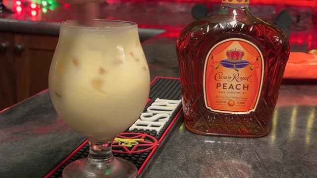 Peaches and Cream Eggnog