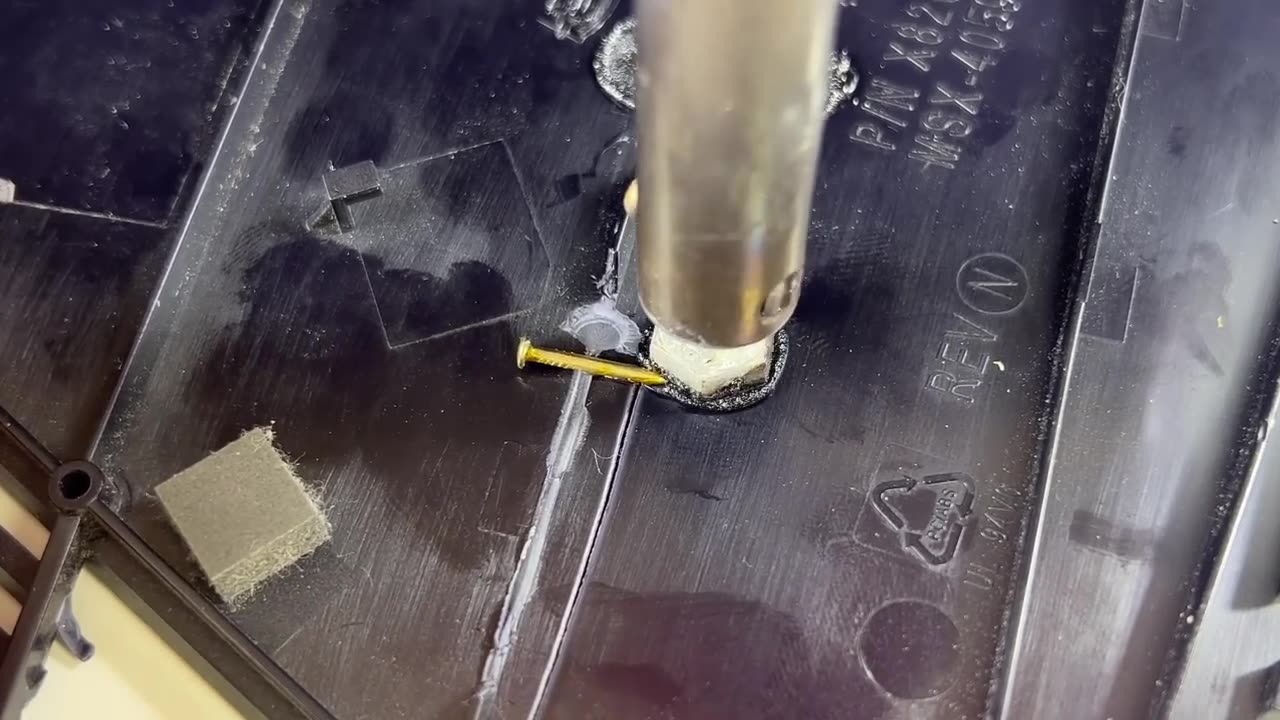 Plastic Welding Method. Easy way to fix broken plastics_