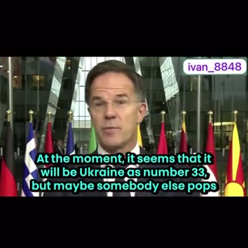 ICYMI: NATO Secretary General Mark Rutte Says Ukraine Will Be “33rd NATO Member”