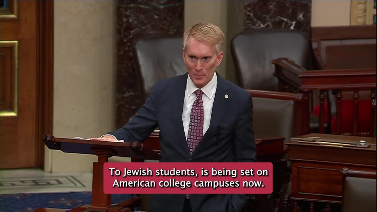 Lankford Condemns Antisemitism, Urges Support for Israel in Fight Against Terrorism