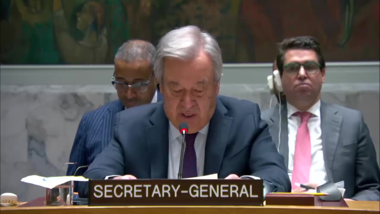 Israel/Palestine Crisis: 'The eyes of the world, and the eyes of history, are watching' - UN Chief