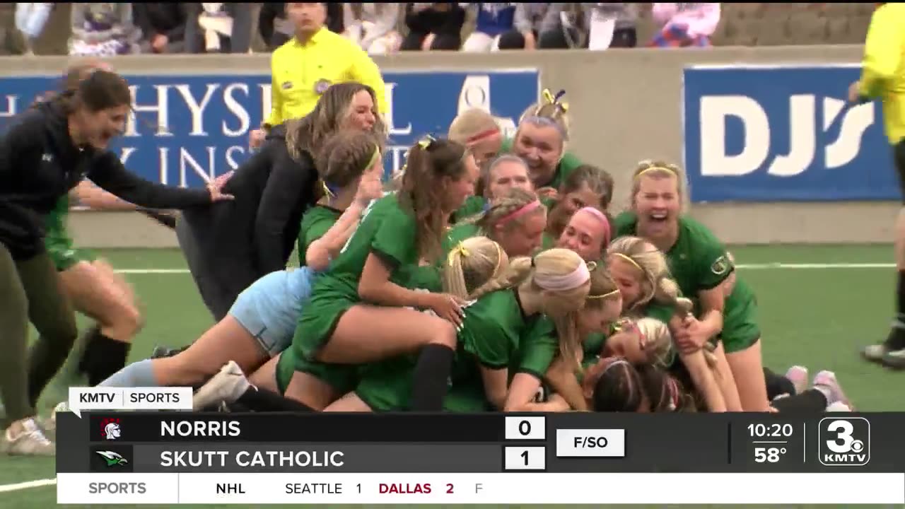 Girls' State Soccer Finals: Gretna & Skutt Catholic Compete Three-Peat