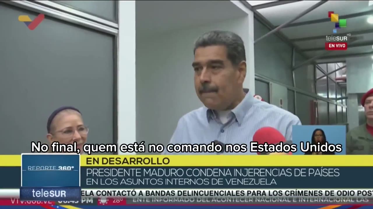 Em 3 minutos, Nicolás Maduro dá uma aula para Brasil, Colômbia e EUA sobre diplomacia.