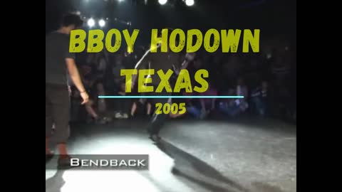 BENDBACK - THE BOX VS GEORGE - ONE | BBOY HODOWN TEXAS 2005