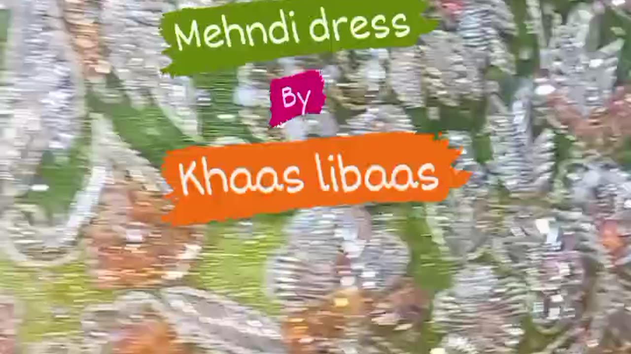 Mehndi dress