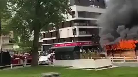 Commies in France saw the results and immediately started burning everything