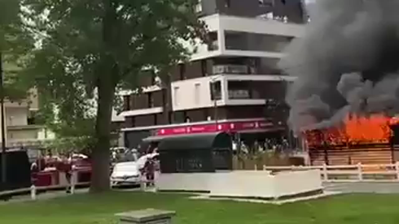 Commies in France saw the results and immediately started burning everything