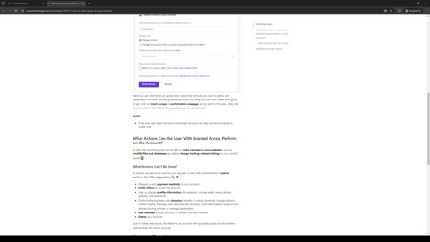 How To Give Access on Hostinger