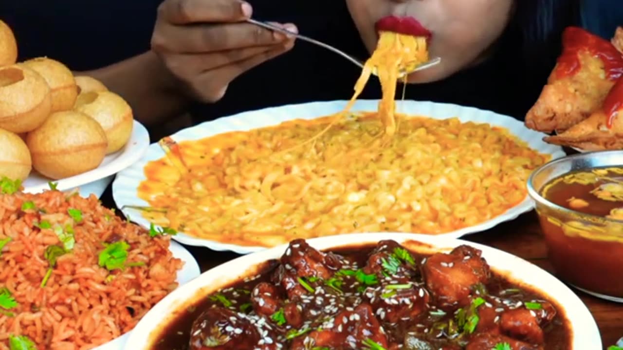 ASMR Eating Indian Street Food