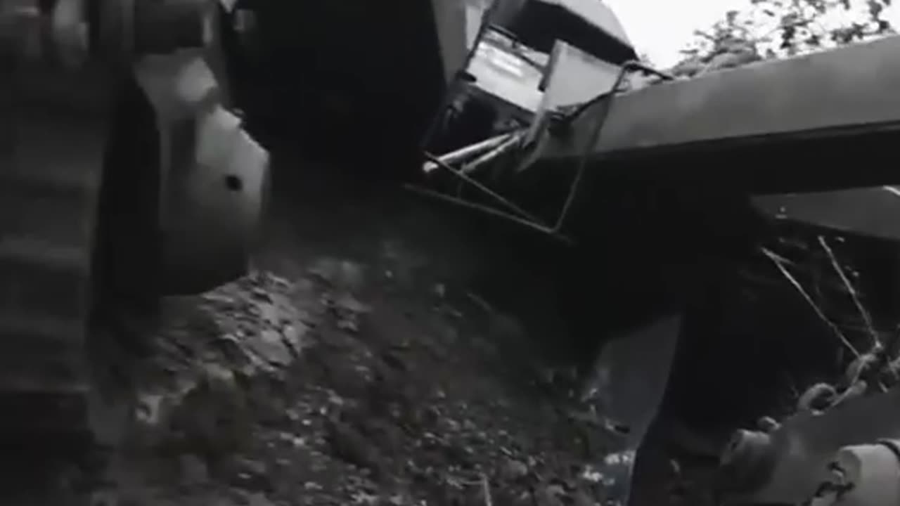 Destroyed Ukrianian de-miner