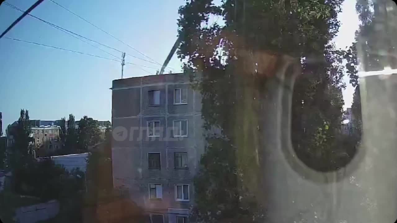 There was a video how this morning the Russian occupiers struck across Nikolaev, the rocket hit a f