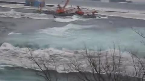 2011 Tsunami at Kuji port, Iwate, Japan