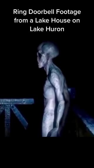 A TALL GREY 👽CAUGHT ON RING DOORBELL