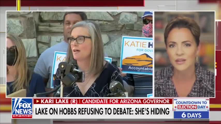 Kari Lake Embarrasses Katie Hobbs: 'There's Zero Enthusiasm' for Her Campaign