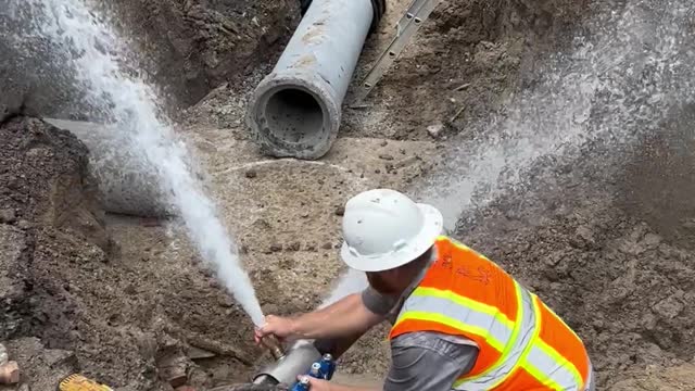 High Pressure Water Main Repair