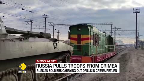 Russia begins pulling back troops, ends drill in Crimea _ Russia-Ukraine crisis