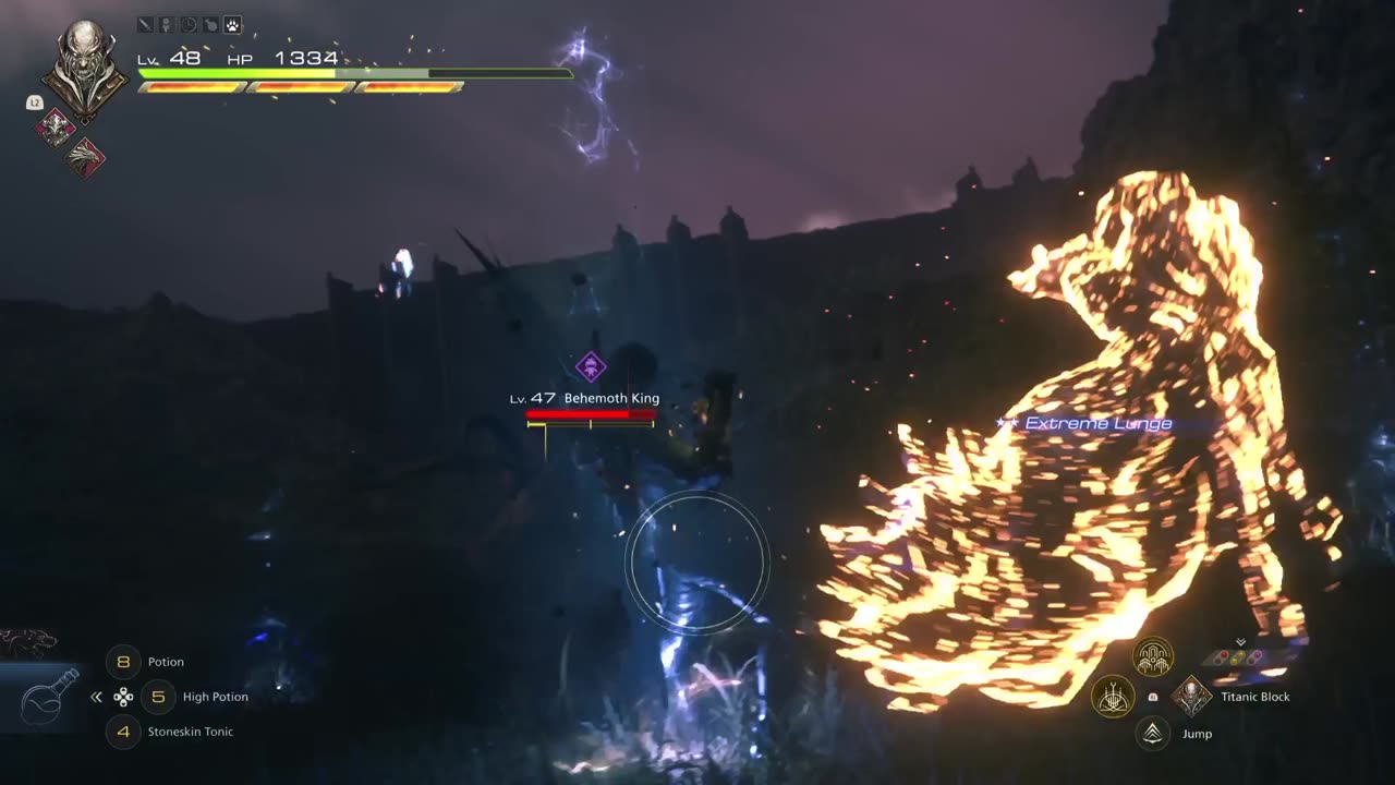 Final Fantasy 16: Behemoth King Fight