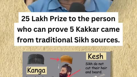 $30k Prize to the person who can prove 5K came from traditional Sikh sources