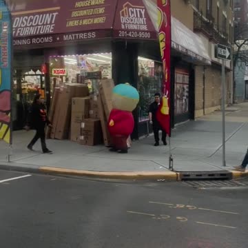 Cartman out for a stroll