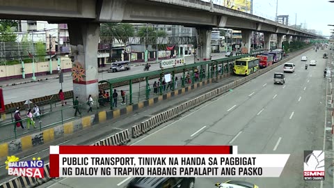 Public transport, tiniyak na handa sa pagbigat ng daloy ng trapiko habang papalapit ang pasko