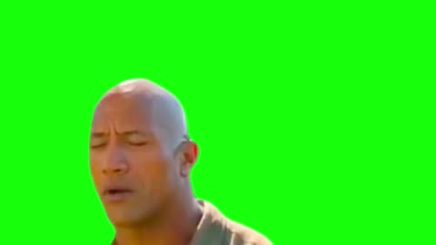 “Don’t Cry, Don’t Cry” - Dwayne “The Rock” Johnson | Green Screen