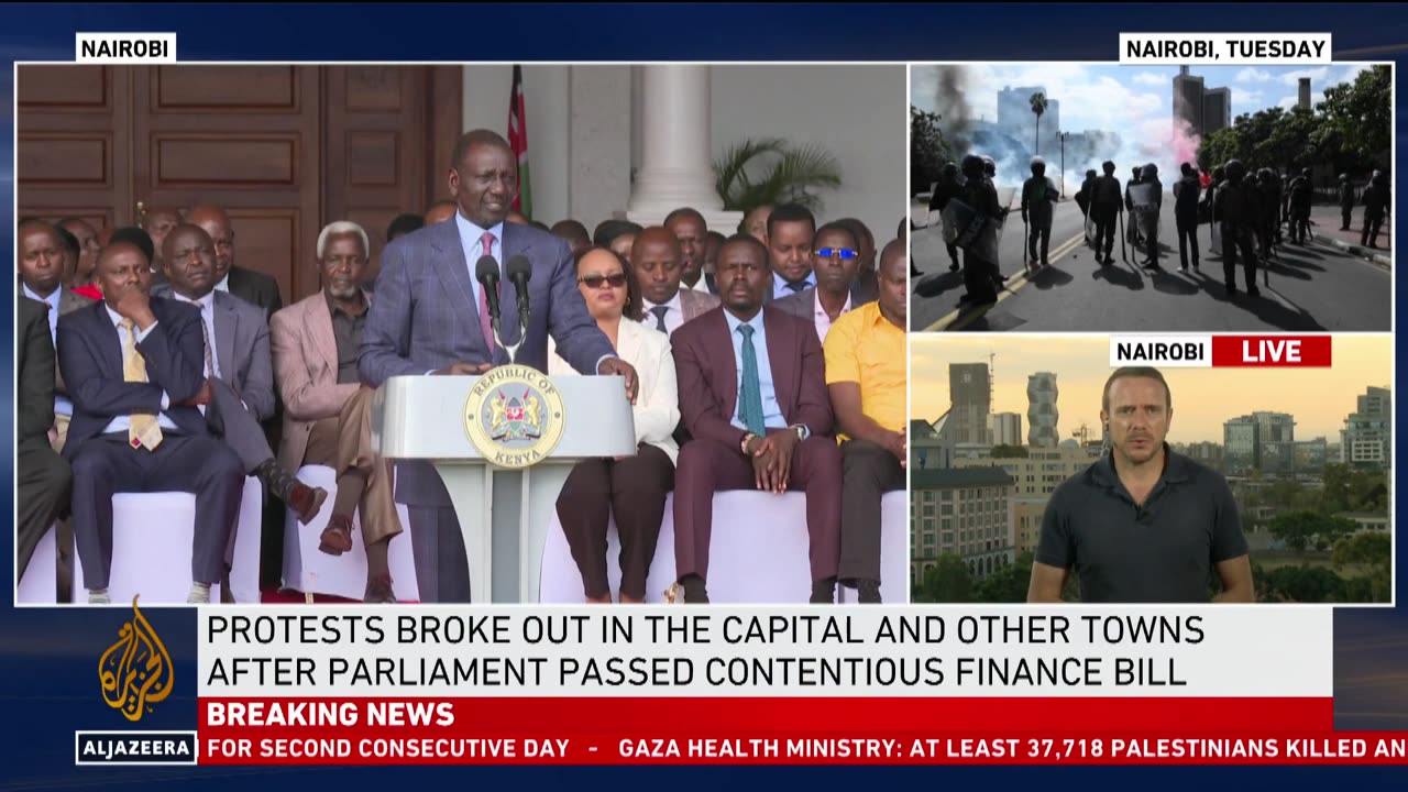 ‘I concede’: Kenyan President William Ruto will not sign finance bill