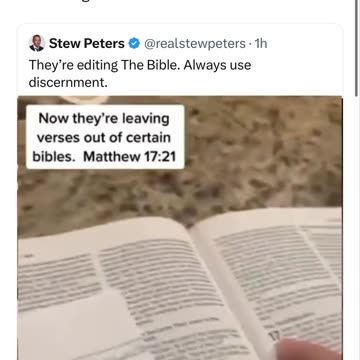 Editing The Bible