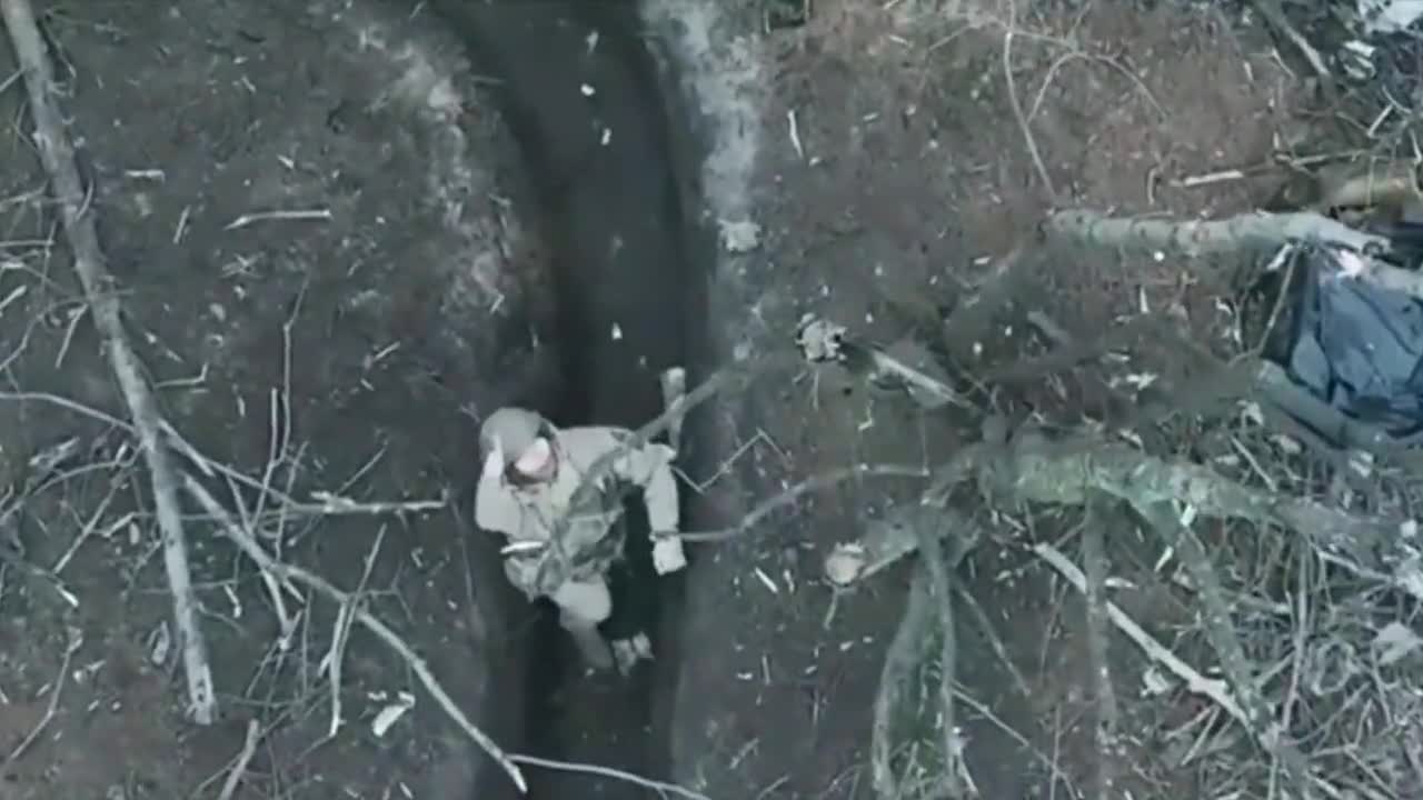 Dropping Bombs in Russian Trenches