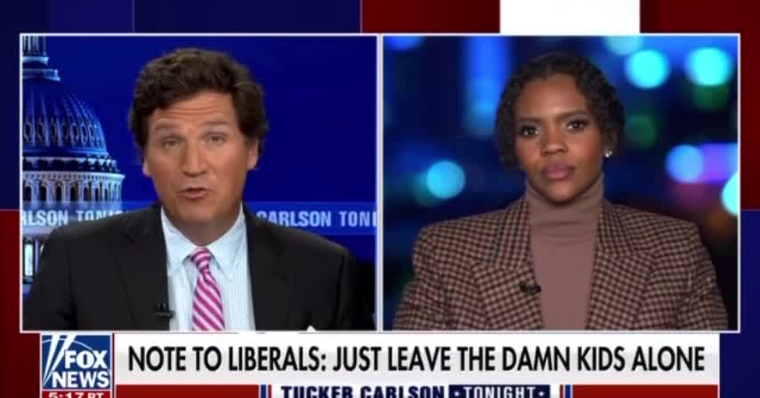 Candace Owens Shreds Leftists Groomers, Uses Their Own Words Against Them - Tucker Carlson