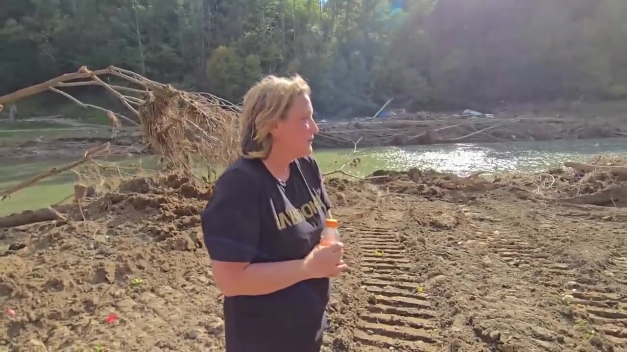 Survivor of #HurricaneHelene gives a tour & explanation of damage!