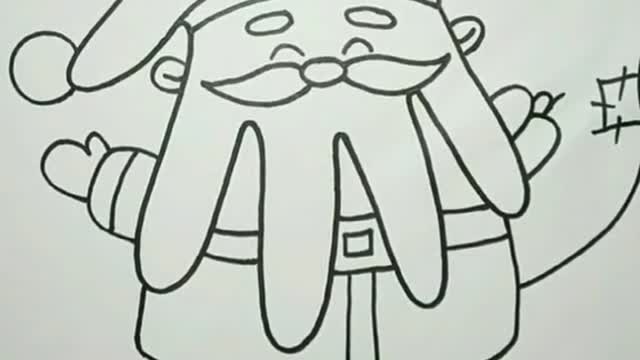 Santa Claus #pfy #santaclaus #simpledrawing