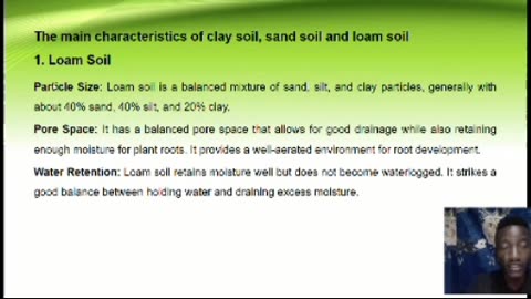 AGRICULTURAL SCIENCE, SOIL TYPES