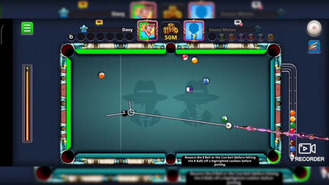 8 ball pool | 50m table I won 10 Games in a row 🎱🎱back to back denial