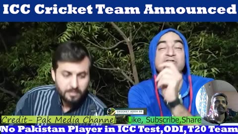 ICC Cricket Team Announced but Pak Player in the team Pak Media Reactions